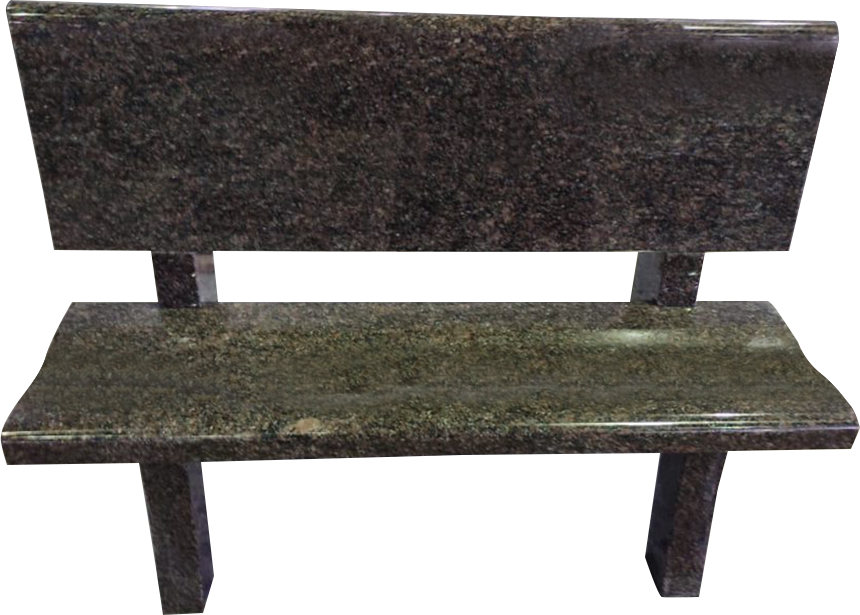 BEN183APIM.png Park Bench 4-0x1-2x0-2 AP Indian Mahogany Back 4-0x0-2x1-2; (2) Legs 1-8x0-2.5x2-6 - Image 1