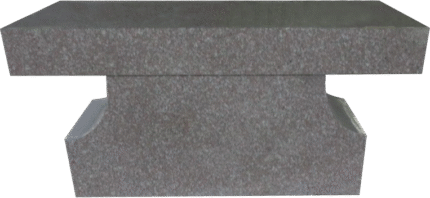 Pedestal Bench 3-0x1-2x0-4 AP Imperial Rose Pedestal 2-6x0-8x1-2