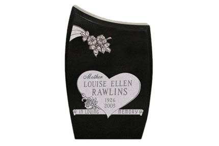 Curved Top with Chamfers 2-6x0-8x4-0 AP Jet Black